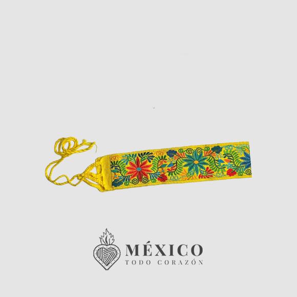 Mexican Folkloric belt day of the dead 5 de Mayo colorfull mexico todo corazon - Picture 2 of 5